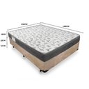 Ver mais imagens de Cama Box Casal Suede + Colchão de Espuma D33 - Sereneprime - 138cm Bege