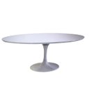 Ver imagem 1 de MESA SAARINEN OVAL 1,20X0,80 BASE BRANCA TAMPO BRANCO