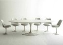 Ver imagem 4 de MESA SAARINEN OVAL 1,20X0,80 BASE BRANCA TAMPO BRANCO