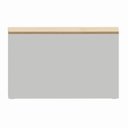 Ver imagem 7 de Armário para Escritório Baixo 120cm x 74cm com 2 Portas de Correr e Chave Corporate Branco/Carvalho