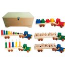 Ver imagem 1 de Brinquedos Educativos Baú Carreta Didáticas 5 Carretas