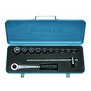 Ver imagem 1 de Jogo de Soquete Estriado de 3/8" À 1" e Acessórios Encaixe de 1/2" com 12 Peças - Gedore 015554