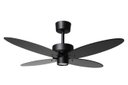 Ver imagem 1 de Ventilador de Teto Maiorca Preto Fosco 4 Pás Led 16w 3000k 127v Tron