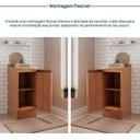 Ver mais imagens de Balcão Planejado 1 Porta 40cm com Tampo Aroeira CabeCasa MadeiraOriginals Marrom/Cedro