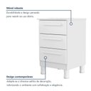 Ver imagem 5 de Mesa de Cabeceira 3 Gavetas Tiradentes