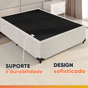 Ver imagem 4 de Cama Box Casal 1,38m com 38cm de Altura Prince Branco