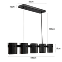 Ver imagem 2 de Pendente Bouze Preto 100cm 5g9