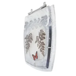 Tampa de Vaso Decorada Anturius Branco para Bacia Luzarte 6lpf - 3