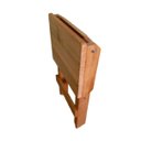 Ver imagem 3 de Kit 1 Mesa Madeira Pinus e 2 Banqueta Dobrável - Volpato