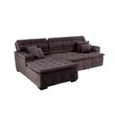 Ver imagem 5 de Sofá Orlando 2.20x1.90m com Chaise, Retrátil e Reclinável - Marrom