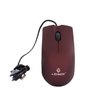 Mouse Óptico Básico com Fio Usb Lehmox Ley-1512 Cor:vermelho - 1