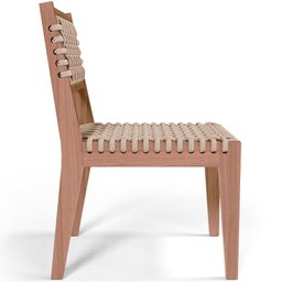 Mesa Loren 160 Cm com 6 Cadeiras Área Externa Cozinha Corda Náutica Bege Giardino G01 - Lyam Decor L - 13