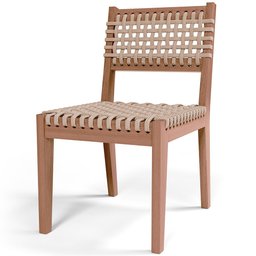 Mesa Loren 160 Cm com 6 Cadeiras Área Externa Cozinha Corda Náutica Bege Giardino G01 - Lyam Decor L - 4
