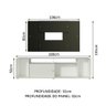 Rack Madesa Cancun e Painel para Tv até 58 Polegadas 098n - 4