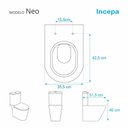 Ver imagem 4 de Tampa de Vaso Poliéster Neo Branco para Bacia Incepa