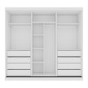 Ver imagem 2 de Guarda Roupas Casal Tókio Roupeiro Cor Branco