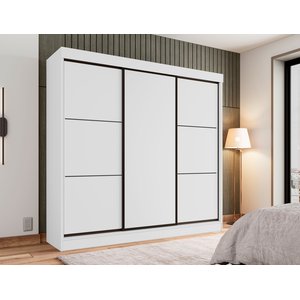 Guarda Roupas Casal Tókio Roupeiro Cor Branco