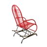 Cadeira de Balanço em Fio para Varanda/area Adulto Vermelho - 3