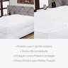Protetor Colchão Casal Impermeável Capa Cama Matelado Branco - 3