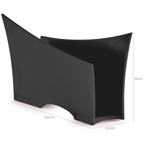 Kit 30 Suportes Porta Guardanapos de Papel para Mesa Uz Preto