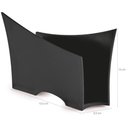 Ver imagem 1 de Kit 30 Suportes Porta Guardanapos de Papel para Mesa Uz Preto