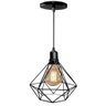 Pendente Luminária Lustre Aramado Diamante 1L Chandelie Pendente Importado - 1