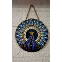 Quadro Mandala Enfeite Nossa Senhora Aparecida Porcelana - 2