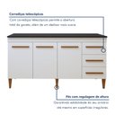 Ver imagem 5 de Lavanderia Modulada 1 Armário Multiuso e Balcão Osasco