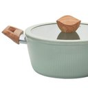 Ver imagem 3 de Jogo de Panelas de Indução Antiaderente Cerâmica Nordica Verde 5 Peças - Hauskraft Premium