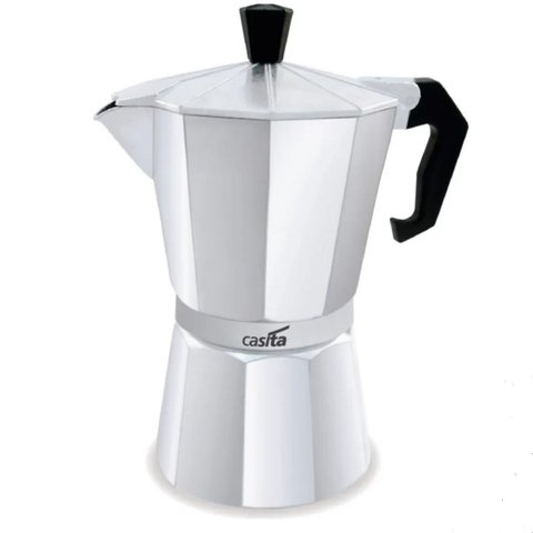 Cafeteira Italiana Casita Ca11017 Analógico Prateada
