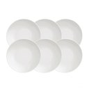 Ver imagem 1 de Kit Prato Sobremesa Tramontina Leonora em Porcelana 19 Cm 06 Peças Tramontina