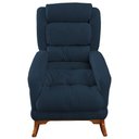 Ver imagem 2 de Poltrona Amamentação Liz de Balanço Suede Azul Royal - Dominic Decor