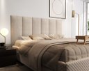 Ver imagem 3 de Cabeceira Estofada Suspensa Cama casal Box - Julia - Queen 1,60 areia