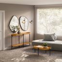Ver imagem 2 de Kit Aparador para Sala e Mesa de Centro Arredondada Mônica Nature