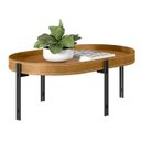 Ver imagem 3 de Kit Aparador para Sala e Mesa de Centro Arredondada Mônica Nature
