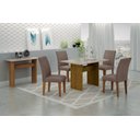 Ver imagem 3 de Mesa de Jantar 1,20m para 4 Cadeiras Florença New Leifer Moveis CADEIRAS NÃO INCLUSAS Freijó/Freijó