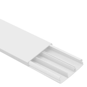 Canaleta com Tampa e Divisão 40x10x2.000mm Sistema Externo - 5111 - FAME