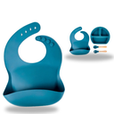 Ver imagem 1 de Conjunto de Silicone para Alimentação Infantil Snh02 Snel Home Azul