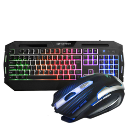 Kit Gamer C3 Tech, Mouse, Teclado - Kg-80bk + Mg-11bsi - 1