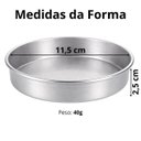 Ver imagem 3 de Formas Pão de Hambúrguer Brioche 11,5x2,5cm Alumínio com 5 Unidades