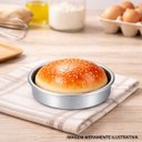 Ver imagem 5 de Formas Pão de Hambúrguer Brioche 11,5x2,5cm Alumínio com 5 Unidades