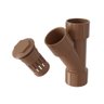 Junção C/ Filtro Y Conexão Soldável Pvc Marrom 25mm Estrela - 3