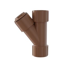 Junção C/ Filtro Y Conexão Soldável Pvc Marrom 25mm Estrela - 1