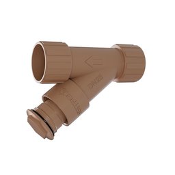 Junção C/ Filtro Y Conexão Soldável Pvc Marrom 25mm Estrela - 2