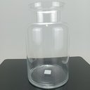 Ver imagem 5 de Vaso Decorativo Cachepô Enfeite 30x18x18cm Vidro Transparente