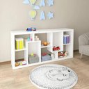 Ver imagem 4 de Estante Infantil Multiuso 8 Nichos Multimóveis Cr40156 Branco