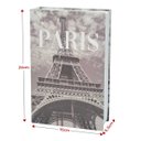 Ver imagem 3 de Livro Cofre Decorativo Camuflado 24cm X 16cm Paris
