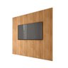 Painel para Tv até 60 Polegadas Ripado Marrom Caemmun - 2