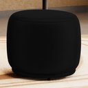 Ver imagem 2 de Kit 02 Puffs Decorativos Orgânicos Molly Redondo Couríssimo Preto - Desk Design Cor Preto