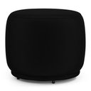 Ver imagem 6 de Kit 02 Puffs Decorativos Orgânicos Molly Redondo Couríssimo Preto - Desk Design Cor Preto
